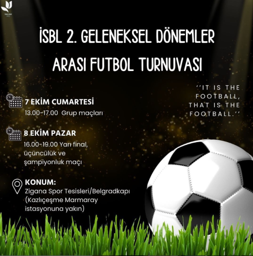 2. GELENEKSEL DÖNEMLER ARASI FUTBOL TURNUVASINI GERÇEKLEŞTİRDİK!