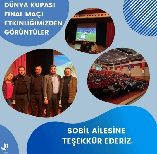 2022 DÜNYA KUPASI FİNAL MAÇI ETKİNLİĞİMİZİ GERÇEKLEŞTİRDİK.