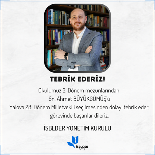 TEBRİK EDERİZ!