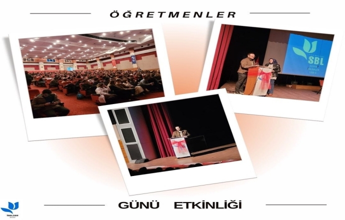 ÖĞRETMENLER GÜNÜ ETKİNLİĞİ GERÇEKLEŞTİRİLDİ.