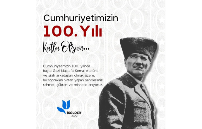 CUMHURİYETİMİZİN 100. YILI KUTLU OLSUN!