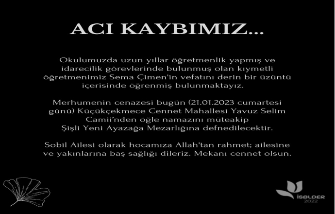 ACI KAYBIMIZ...